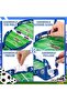 Mini Tabletop Foosball Board Game for Kids,Portable Soccer Battle Toy for Two Players - 3