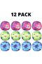 12 Pack Water Splash Balls,3 Inch Absorbent Foam Balls for Pool and Beach Games,Neon Colors - 3