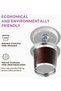 Reusable Stainless Steel K-Cup Coffee Filters,Refillable Pods for K-Select Brewers,Includes Spoon Clamp and Brush - 3
