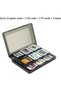 28-in-1 Game Card Storage Case,Portable Shockproof Hard Shell Holder for Game Refills,Black - 2