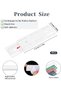 8 Pcs Self-Adhesive Power Strip Holder,Punch-Free Wall-Mounted Socket Fixer Set,Desktop Router and Remote Control Organizer,White,Pink,Green,Deep Blue - 3
