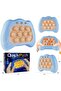 Handheld Speed Push Fidget Game Machine,Light Blue Sensory Toy for Kids and Grown-up - 3