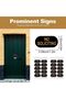 100 Pcs No Soliciting Signs for House,Weatherproof Small Doorbell Stickers,1.2x0.6 Inch - 7