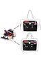 Felt Purse Organizer Insert with 13 Pockets and Zipper,Handbag and Tote Shaper,Black - 6