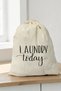 , Laundry Patterned Raw Cloth Fabric Multi-Purpose Dirty Laundry Bag 40X50 (1 Piece)