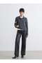 Nevavm Lcw Vision Anthracite Polo Neck Women's Knitwear Sweater with a Difference - 2