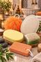 Natural Pumpkin Fiber Soap and Hand Made Bath Sponge Shower Fiber and Heel Stone Set of 5 - 4