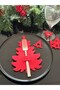 6 Pieces Christmas Ornament Decorative Pine Tree Cutlery Christmas Decor Set - 5