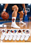8 Pack Basketball Cheerful College Tennis Socks 1 Quality Combed Cotton