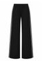 Modal Fabric Stripe Inter Piped Zippered Sweatshirt & Trousers Two-Piece Set - 3