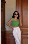 Sleeveless Strappy Square Neck Women's Knitted Blouse