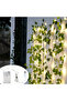 2M (6.56Ft) Warm White Flower Green Leaf String Lights USB And Battery Powered Ivy Vine Fairy Lights