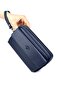 Men's Navy Blue Hand and Bracelet Belt Portfolio Bag Handbag
