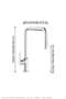Eterno Spiral Kitchen Faucet U Type Chrome - 2