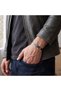 Sea Wave Patterned Steel Bracelet - Yellow - 3