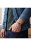 Patterned Men's Steel Bracelet - Yellow - 3
