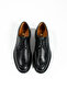 Men's Genuine Flotur Leather Lace-Up Daily Casual Shoes Eva Sole Black - 3