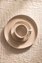 Roma Beige Porcelain 18 Piece Cake and Tea Serving Set - 6