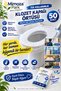 50Pcs Disposable Toilet Seat Cover Toilet Seat Bag Toilet Seat Cover Dispenser - 8