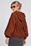 Stoned Hooded Woven Jacket Lby0087 Brown - 4