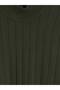 Khaki Half Turtleneck Striped Men's Knitwear Sweater from Guliis Store - 6