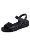 Sandale negre confortabile - 6