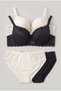 Stylish and Comfortable Bra Set with Lace and Padded Support - 6