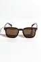 Brown Men's Sunglasses Metal Hinge Uv400 Glass - 3