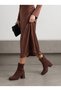 Luna Viven Women's Heeled Boots 0012851 Brown Suede - 2