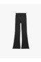 Printed High Waist Slim Flared Sports Sweatpants - 7