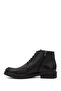 Men's Black Floater Zippered Genuine Leather Classic Boots - 3