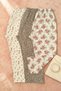 Women's 3-Pack Elastic Waist Long Patterned Pajamas Relaxed Fit Home Wear - Casual Comfort and Elegance - 2