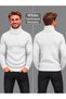 Men's Plus-Size Loose-Fit Turtleneck High-Neck Sweater