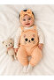 Cat Printed Baby Girl Jumpsuit - 3