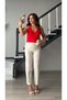 Stone flatolu fabric trousers - 5