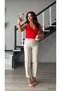 Stone flatolu fabric trousers - 3