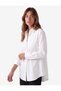 Classic Lapel Button Long Sleeve Satin Shirt - 2
