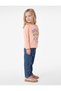 Crew Neck Teddy Bear Printed Cotton Long Sleeve T-Shirt - 3