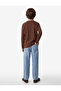 Printed Long Sleeve Crew Neck Cotton T-Shirt - 3