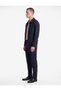 Viscose Blended Pocketed Elastic Waist Buttoned Slim Fit Pleated Fabric Trousers - 2