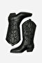Women's ONLBRONCO-1 PU Cowboy Boot - 4