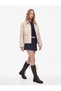 Normal Waist Comfortable Fit Buttoned Striped Short Skirt - 2