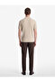 Regular Fit Short Sleeve Cotton Textured Button Polo Neck Knitwear T-Shirt - 3