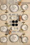 Black Flow 18 Piece Luxury Breakfast Set for 8 People, Breakfast Set - 2