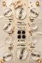 Natural Stone Energy 18 Piece Luxury Breakfast Set for 8 People, Breakfast Set - 4