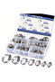 120PCS 60/120pcs Stainless Steel Hose Clamp Kit - Easy-Tighten Worm Gear, 1/4" to 1-1/2", Ideal for - 3