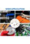 120PCS 60/120pcs Stainless Steel Hose Clamp Kit - Easy-Tighten Worm Gear, 1/4" to 1-1/2", Ideal for - 6