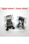 lower and top Old Wardrobe Sliding Door Pulley Wheel Runner Closet Wardrobe Moving Door Bottom Pulle - 6