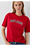 Jeans Printed Red T-Shirt Regular Fit / Normal Cut 1614381-86417