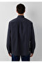 Navy Blue Shirt Loose Fit / Relaxed Comfortable Cut 0212083-70489 - 6